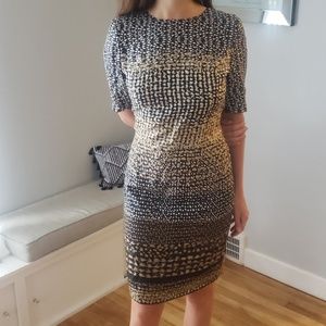 Brooks Brothers mid length sleeve dress